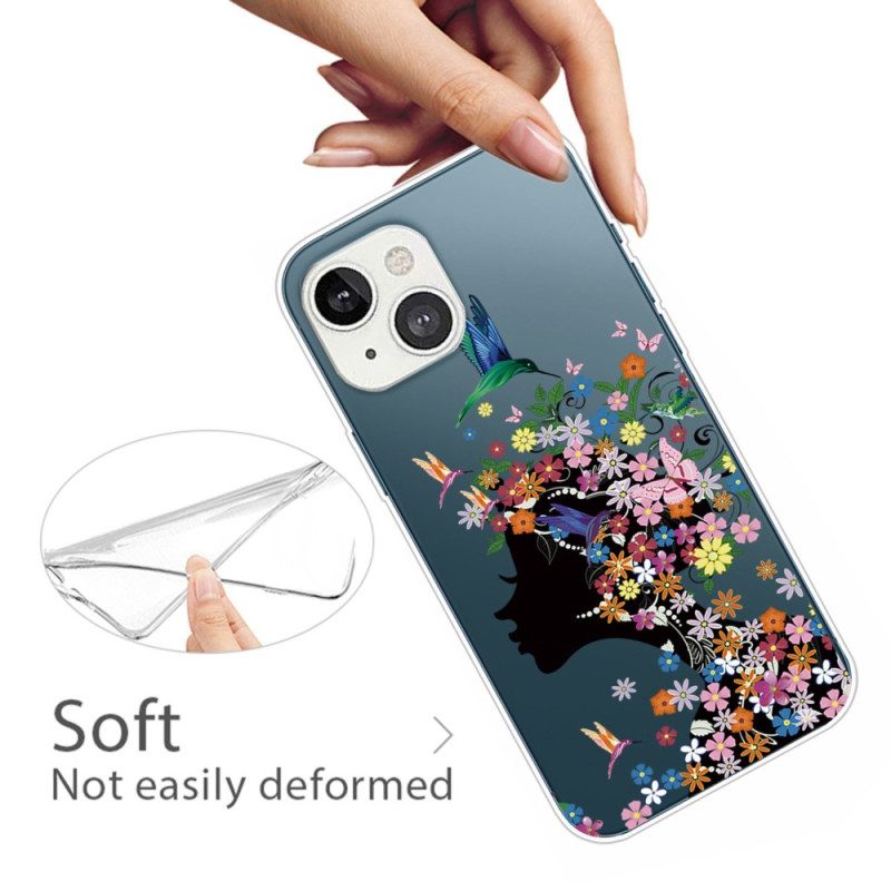 Hoesje voor iPhone 14 Plus Mooi Bloemhoofd