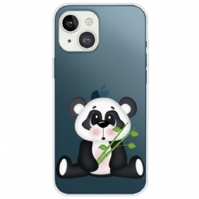 Hoesje voor iPhone 14 Plus Naadloze Trieste Panda