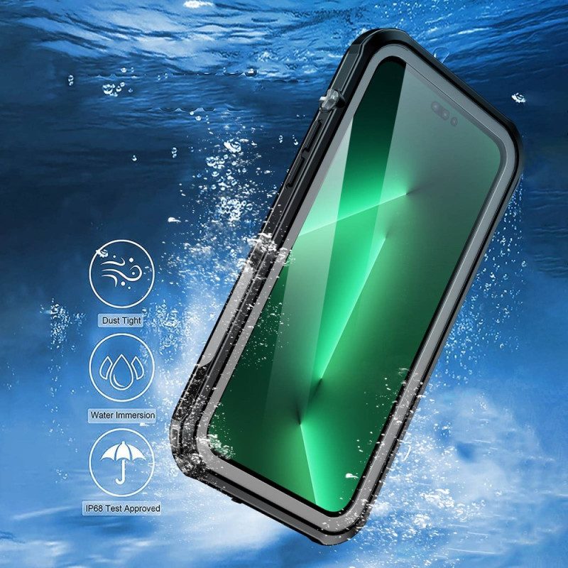 Hoesje voor iPhone 14 Plus Waterbestendig Transparant