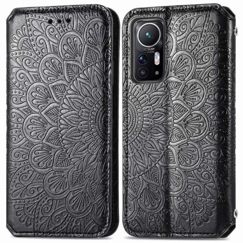 Bescherming Hoesje voor Xiaomi 12 / 12X Folio-hoesje Mandala