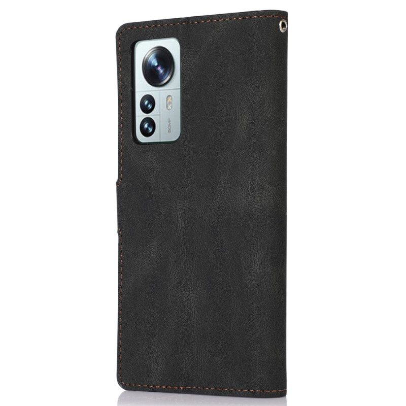 Flip Case voor Xiaomi 12 / 12X Klassieke Retro