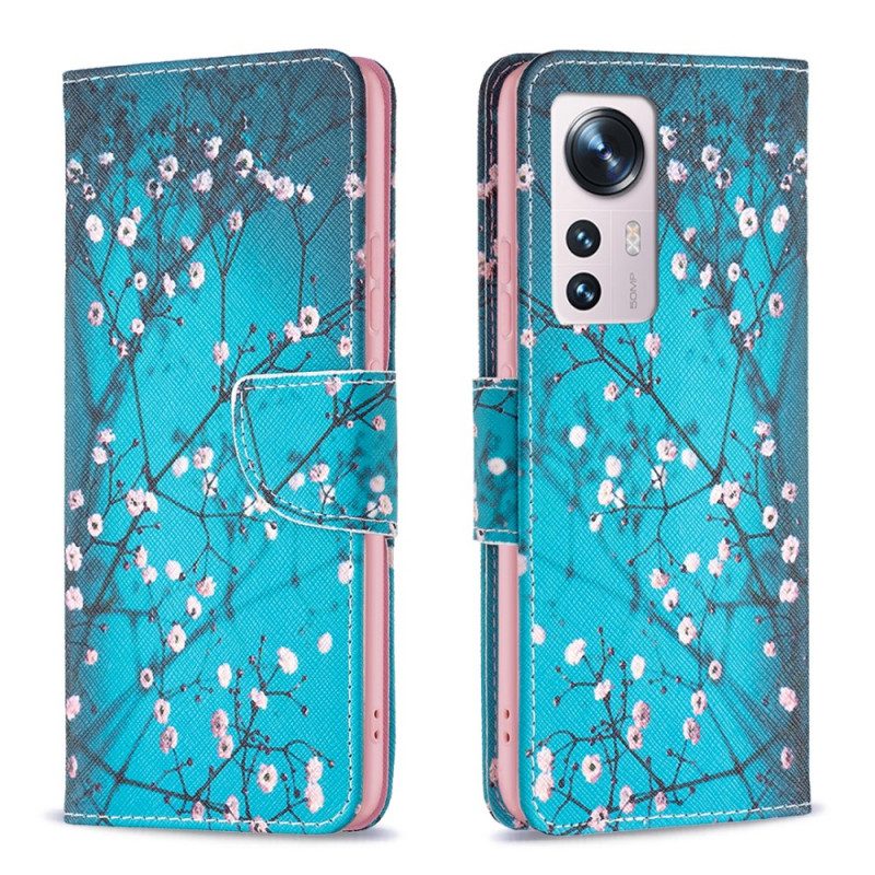 Folio-hoesje voor Xiaomi 12 / 12X Bloeiende Boom