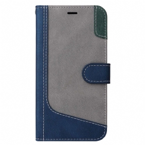 Folio-hoesje voor Xiaomi 12 / 12X Met Ketting Driekleurige Riem