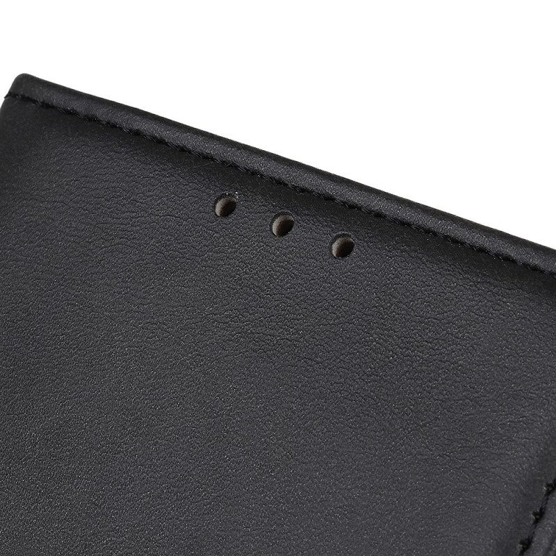 Folio-hoesje voor Xiaomi 12 / 12X Retro Mat Leereffect