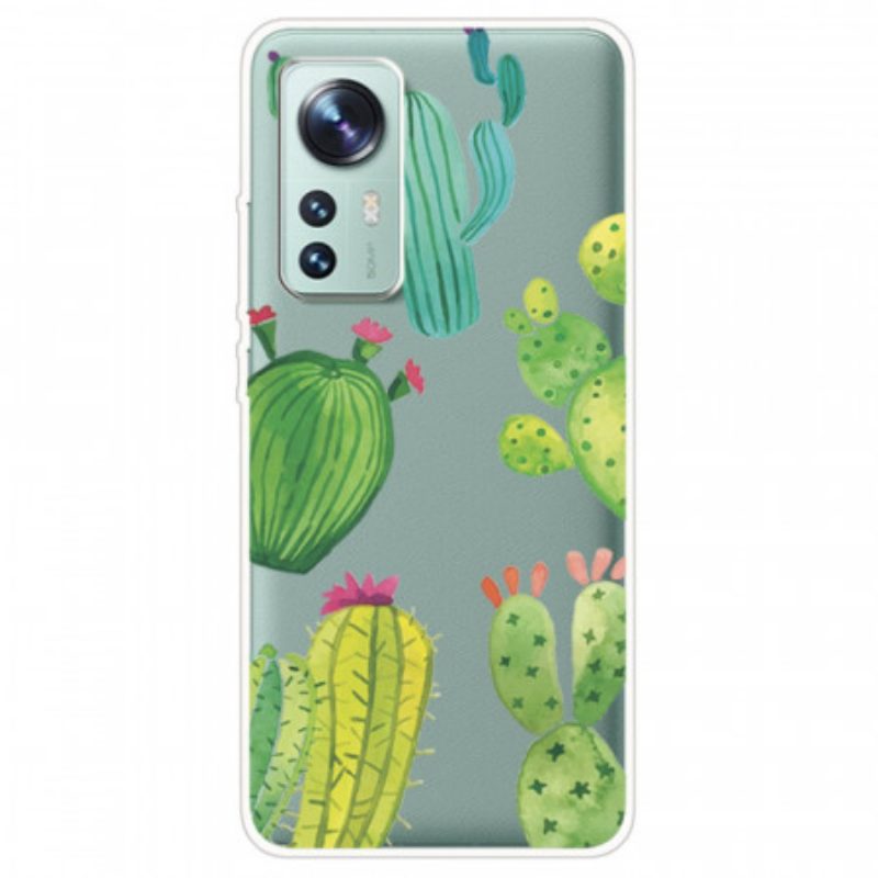 Hoesje voor Xiaomi 12 / 12X Aquarel Cactussen