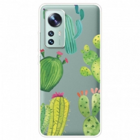 Hoesje voor Xiaomi 12 / 12X Aquarel Cactussen