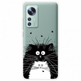 Hoesje voor Xiaomi 12 / 12X Kijk Naar De Katten