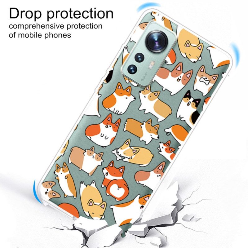 Hoesje voor Xiaomi 12 / 12X Meerdere Honden