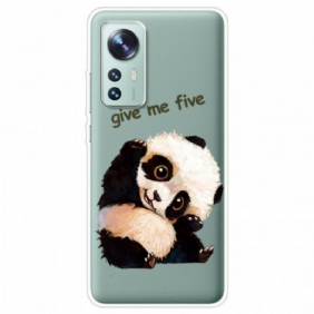 Hoesje voor Xiaomi 12 / 12X Panda Geef Me Vijf