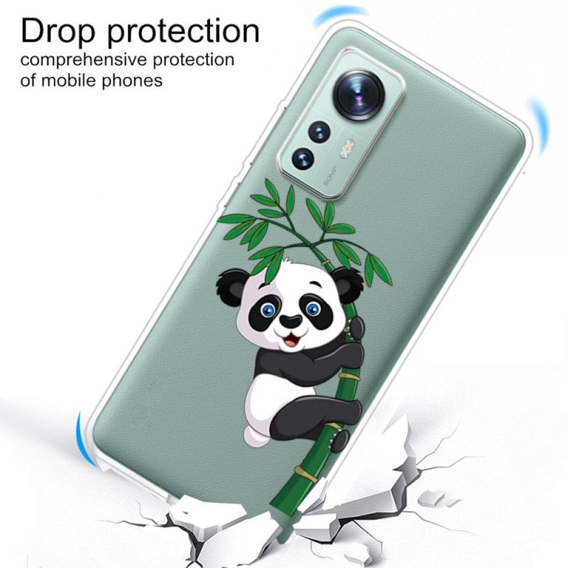 Hoesje voor Xiaomi 12 / 12X Panda Op Bamboe