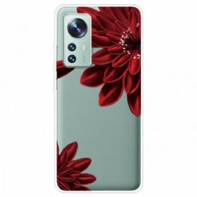 Hoesje voor Xiaomi 12 / 12X Rode Bloemen