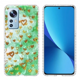 Hoesje voor Xiaomi 12 / 12X Stijlvolle Harten