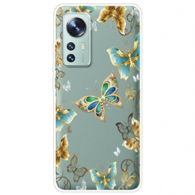 Hoesje voor Xiaomi 12 / 12X Vlucht Van Vlinders