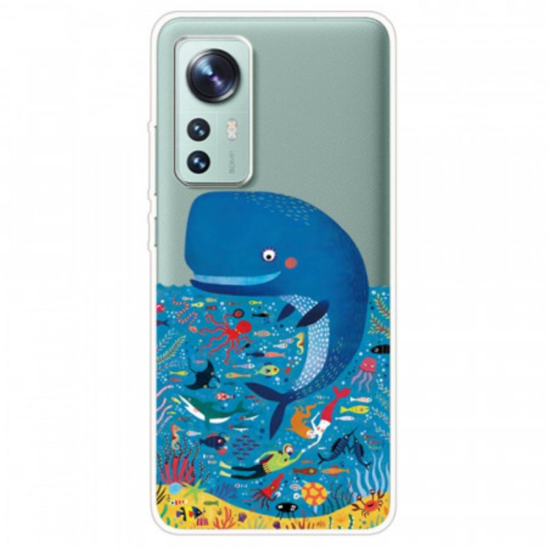 Hoesje voor Xiaomi 12 / 12X Walvis Grafisch