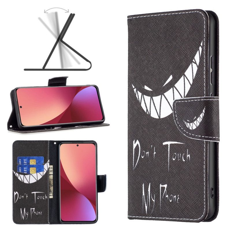 Leren Hoesje voor Xiaomi 12 / 12X Duivels Telefoon