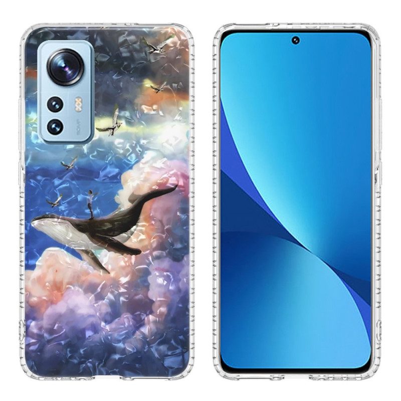 Telefoonhoesje voor Xiaomi 12 / 12X Gestileerde Walvis