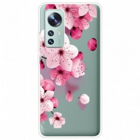 Telefoonhoesje voor Xiaomi 12 / 12X Kleine Roze Bloemen