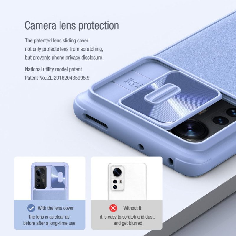 Telefoonhoesje voor Xiaomi 12 / 12X Nillkin Camerabeschermer