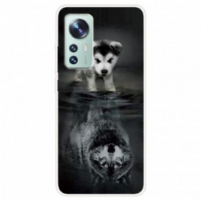 Telefoonhoesje voor Xiaomi 12 / 12X Puppy-droom