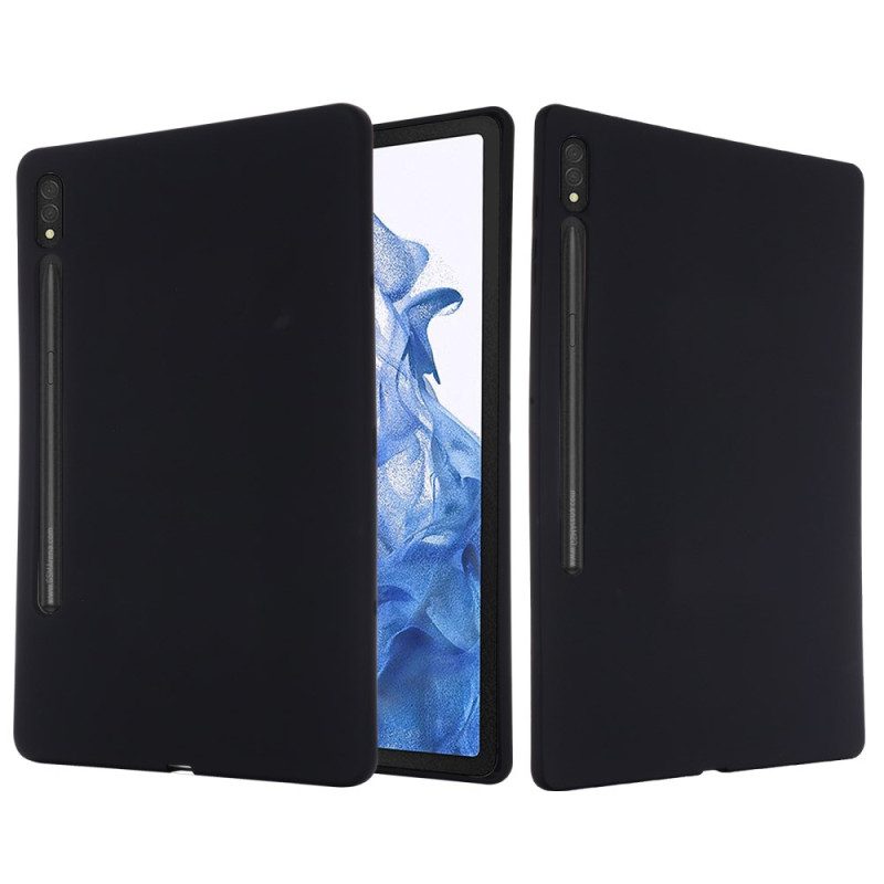 Case Hoesje Samsung Galaxy Tab S9 Ultra Telefoonhoesje Vloeibare Siliconen