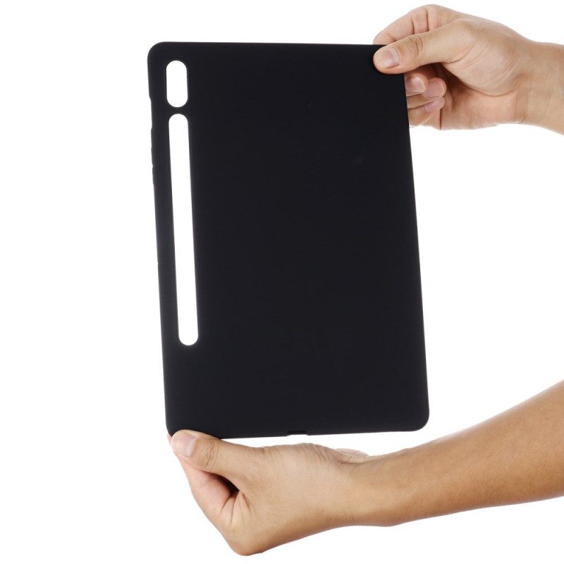 Case Hoesje Samsung Galaxy Tab S9 Ultra Telefoonhoesje Vloeibare Siliconen