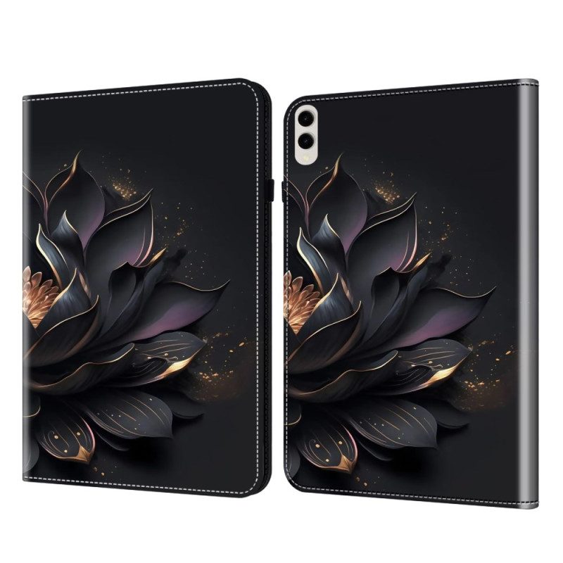 Hoesje Case Samsung Galaxy Tab S9 Ultra Telefoonhoesje Paarse Lotus