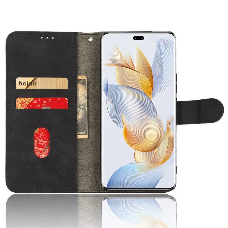 Folio-hoesje voor Honor 90 Pro Met Ketting Kunstleer Met Riem