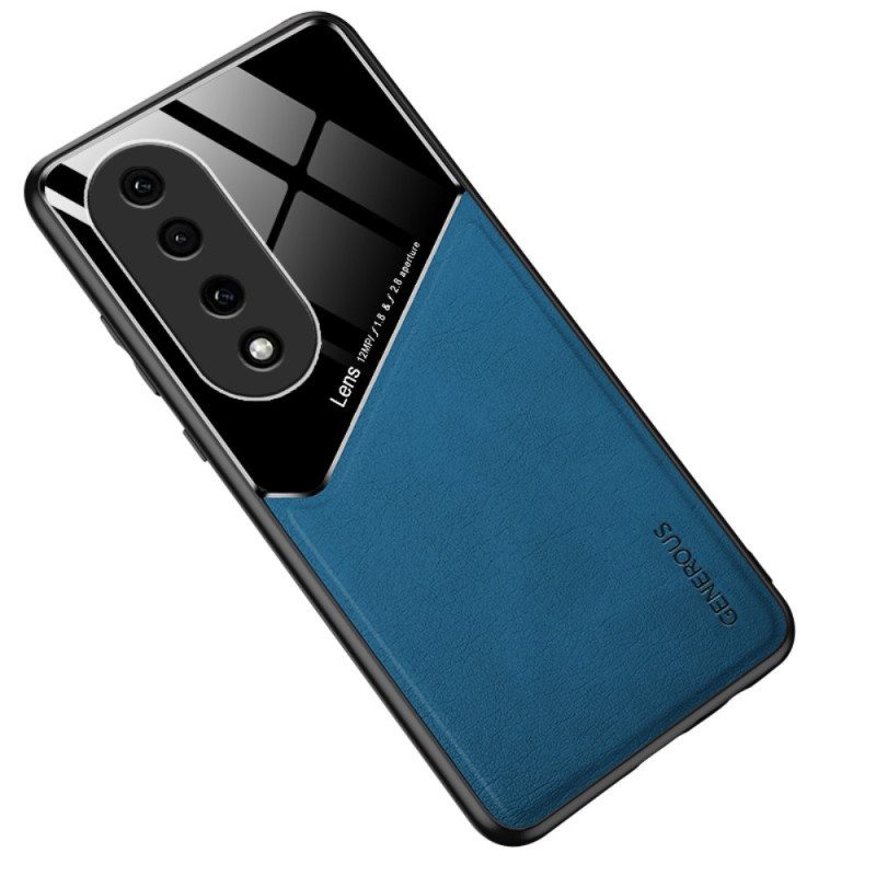 Telefoonhoesje voor Honor 90 Pro Magnetisch Leereffect