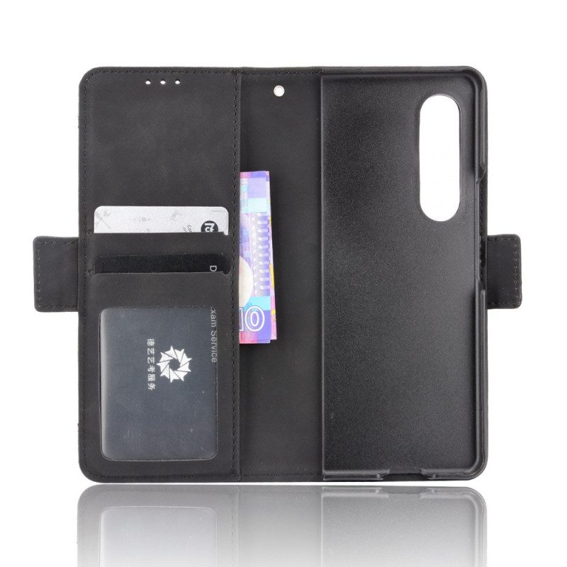 Flip Case voor Samsung Galaxy Z Fold 3 5G Eersteklas Stylushouder