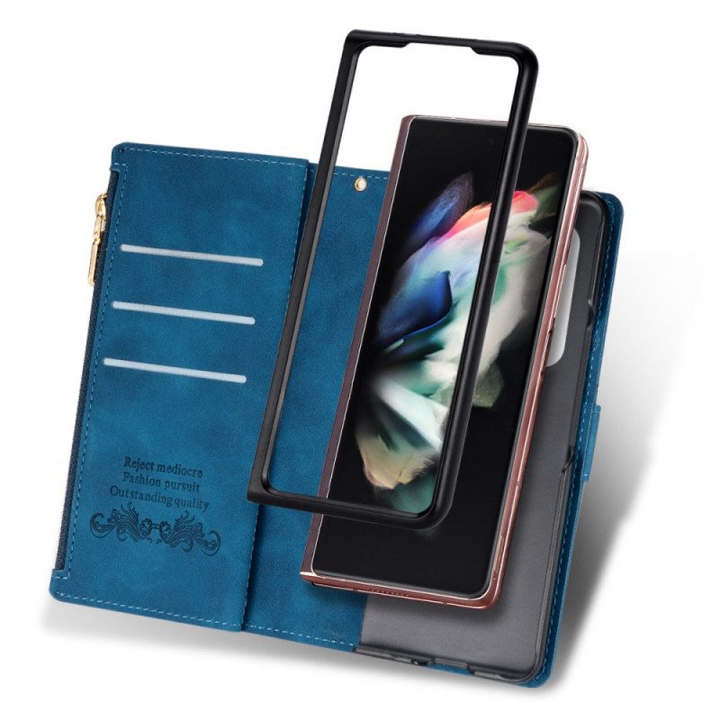 Folio-hoesje voor Samsung Galaxy Z Fold 3 5G Met Portemonnee