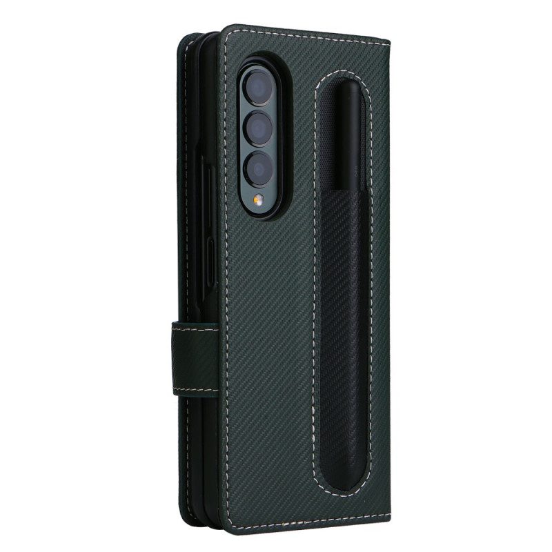 Hoesje Flip Case voor Samsung Galaxy Z Fold 3 5G Afneembaar