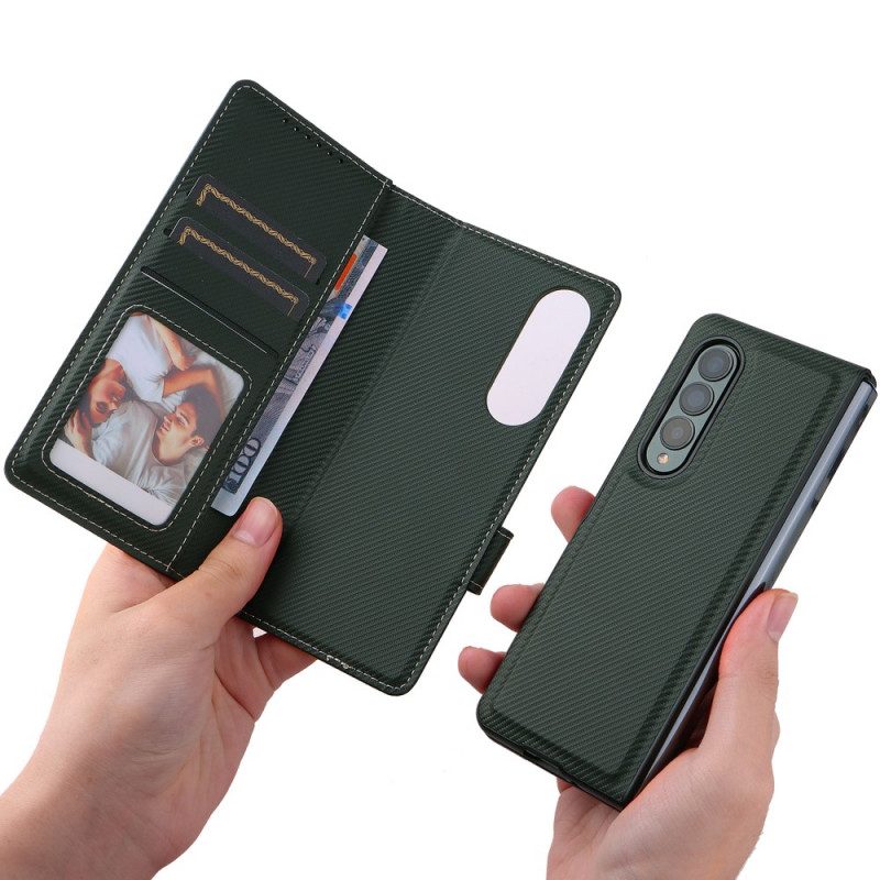 Hoesje Flip Case voor Samsung Galaxy Z Fold 3 5G Afneembaar