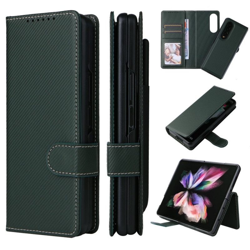 Hoesje Flip Case voor Samsung Galaxy Z Fold 3 5G Afneembaar