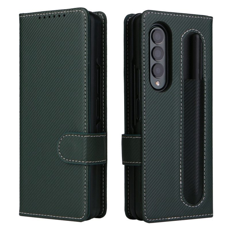 Hoesje Flip Case voor Samsung Galaxy Z Fold 3 5G Afneembaar