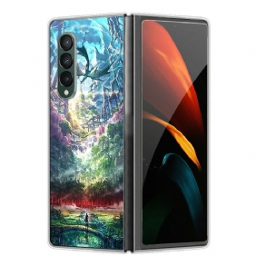 Hoesje voor Samsung Galaxy Z Fold 3 5G Artistieke Aard