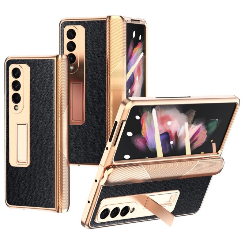 Hoesje voor Samsung Galaxy Z Fold 3 5G Beugel En Schermbeschermer