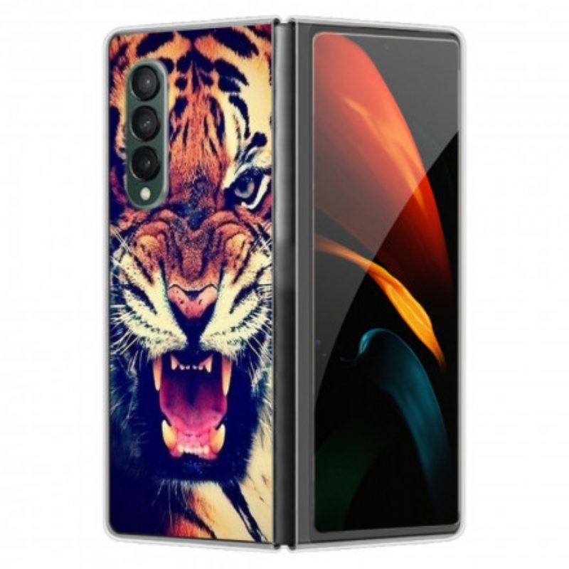 Hoesje voor Samsung Galaxy Z Fold 3 5G Katachtige Kop