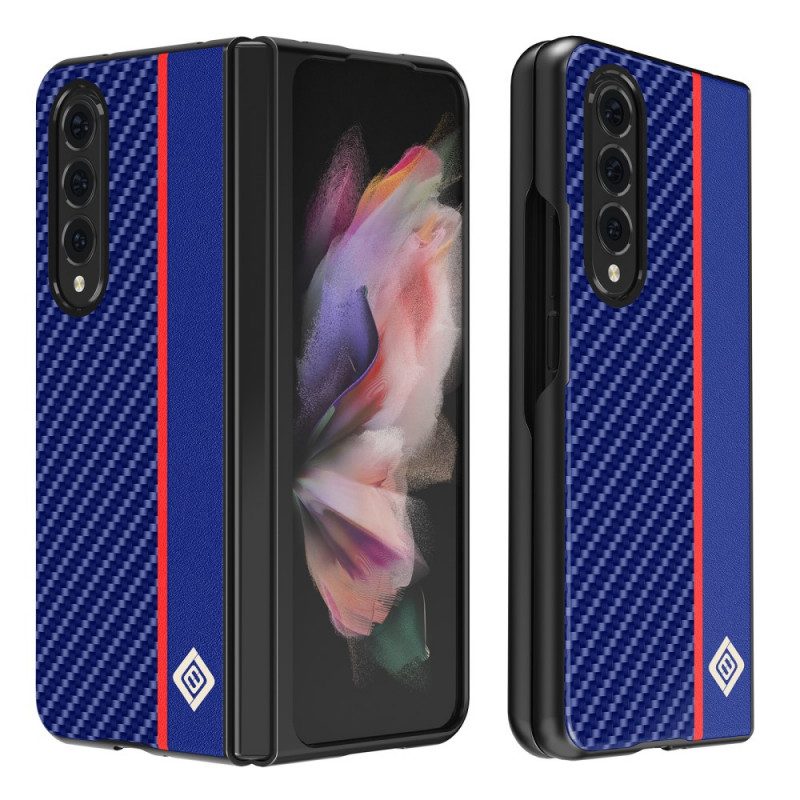 Hoesje voor Samsung Galaxy Z Fold 3 5G Koolstofvezellijn Lc.imeeke