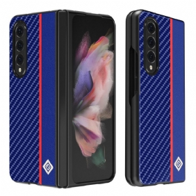 Hoesje voor Samsung Galaxy Z Fold 3 5G Koolstofvezellijn Lc.imeeke