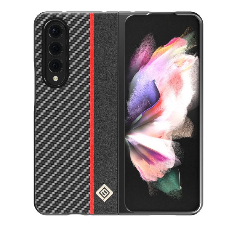 Hoesje voor Samsung Galaxy Z Fold 3 5G Koolstofvezellijn Lc.imeeke