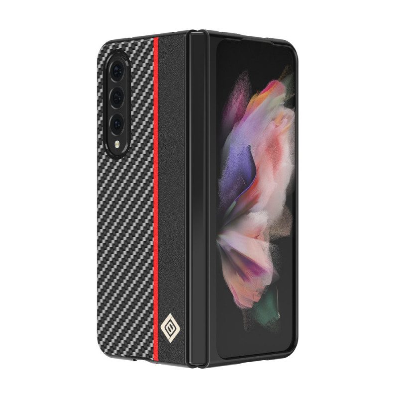 Hoesje voor Samsung Galaxy Z Fold 3 5G Koolstofvezellijn Lc.imeeke