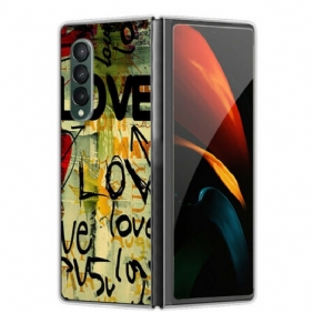 Hoesje voor Samsung Galaxy Z Fold 3 5G Liefde En Liefde