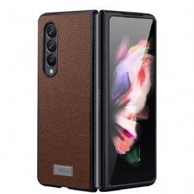 Hoesje voor Samsung Galaxy Z Fold 3 5G Litchi Lederen Stijl Sulada