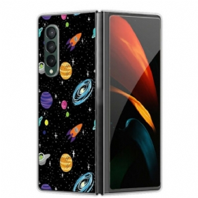 Hoesje voor Samsung Galaxy Z Fold 3 5G Ruimte