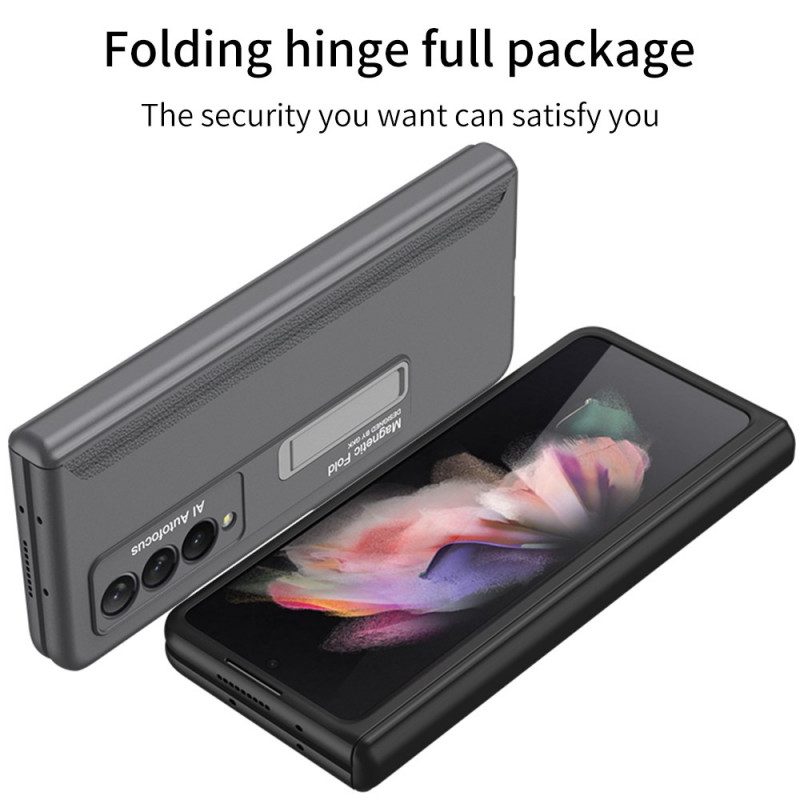 Hoesje voor Samsung Galaxy Z Fold 3 5G Stijve Kunststof Steun Gkk