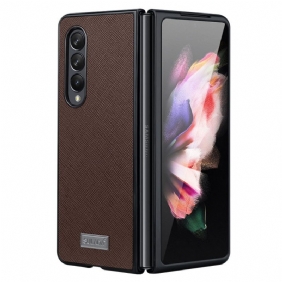 Hoesje voor Samsung Galaxy Z Fold 3 5G Sulada Getextureerd Kunstleer