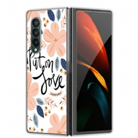 Hoesje voor Samsung Galaxy Z Fold 3 5G Zet Op Liefde