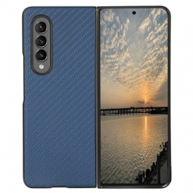 Telefoonhoesje voor Samsung Galaxy Z Fold 3 5G Koolstofvezel Kleur