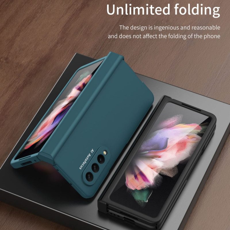 Telefoonhoesje voor Samsung Galaxy Z Fold 3 5G Met Screenprotector