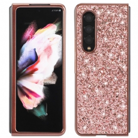 Telefoonhoesje voor Samsung Galaxy Z Fold 3 5G Pailletten